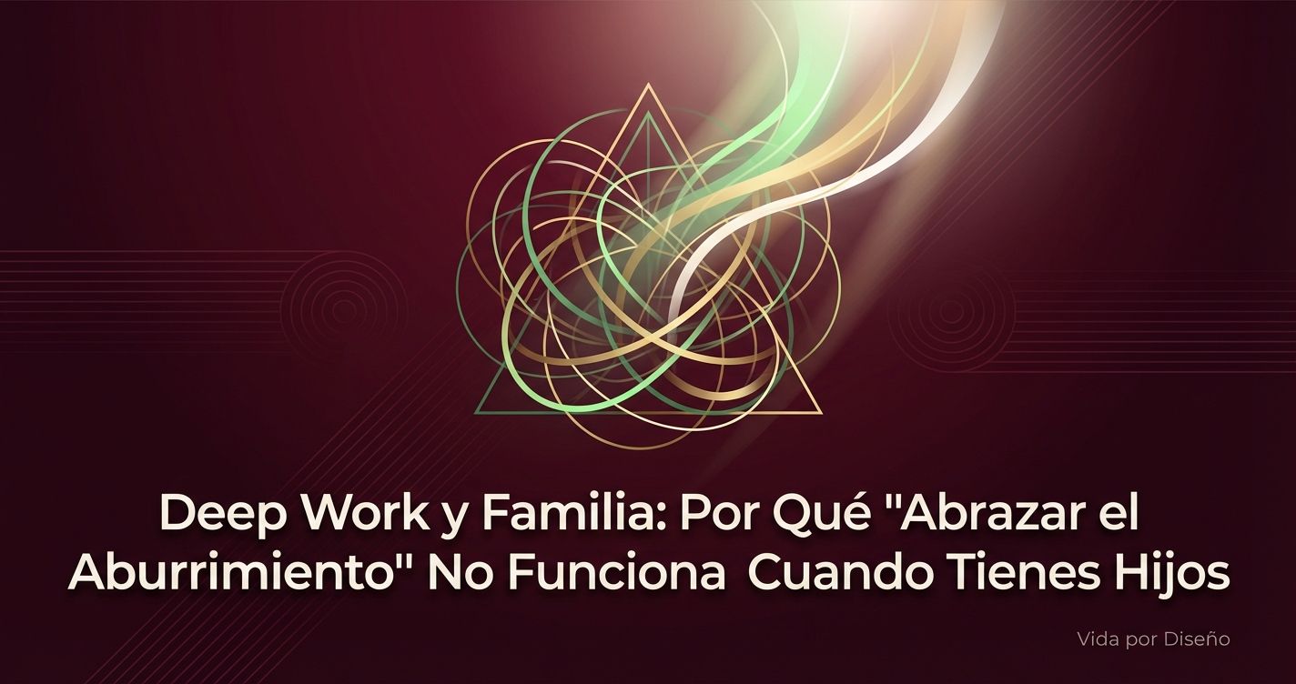 Deep Work y Familia: Por Qué "Abrazar el Aburrimiento" No Funciona Cuando Tienes Hijos
