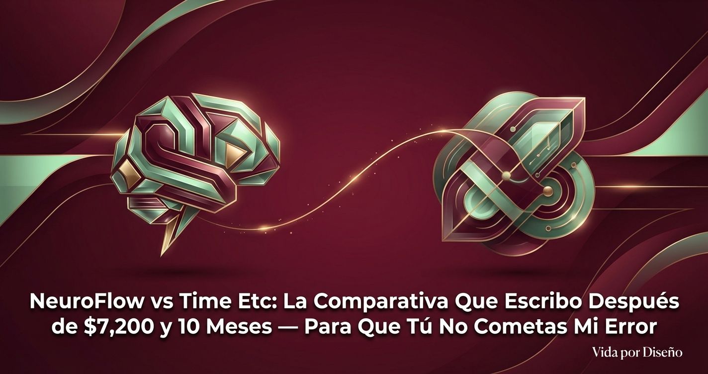 NeuroFlow vs Time Etc: La Comparativa Que Escribo Después de $7,200 y 10 Meses — Para Que Tú No Cometas Mi Error