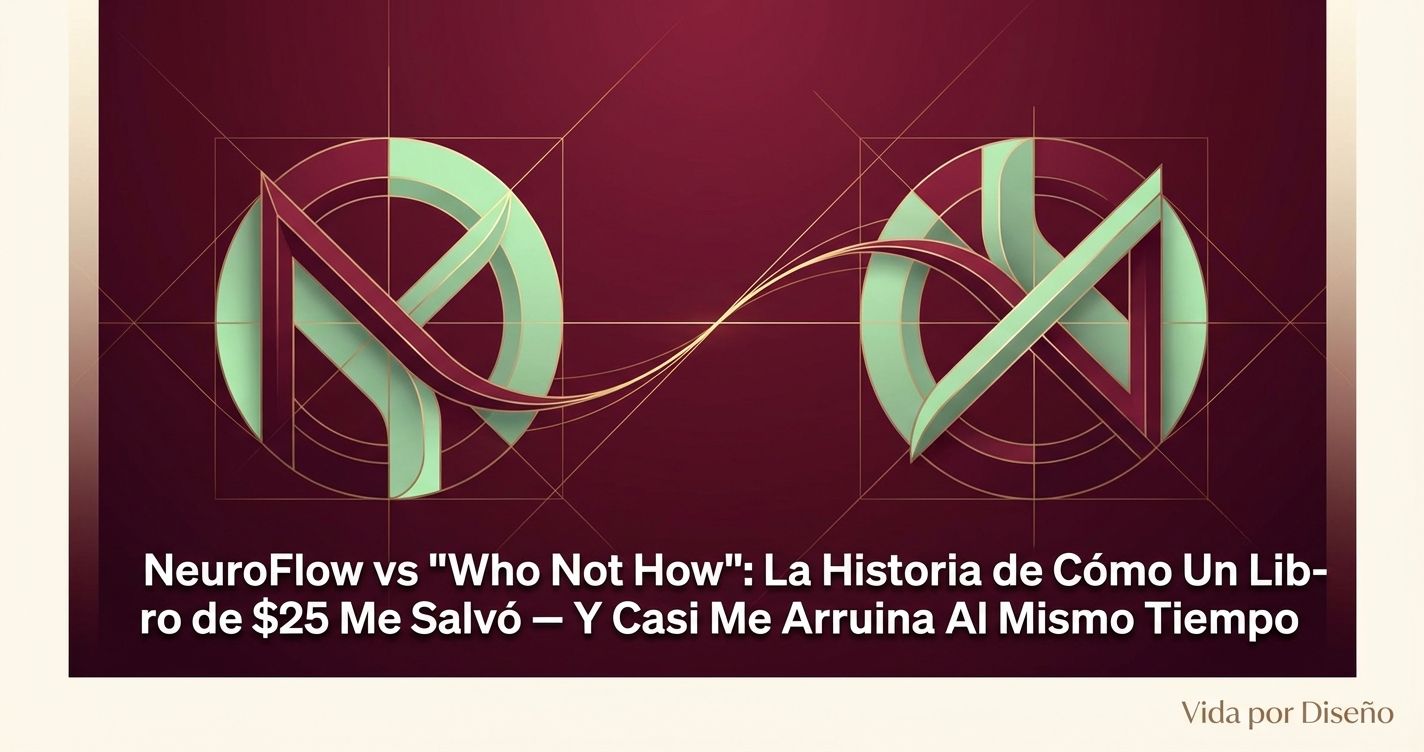 NeuroFlow vs "Who Not How": La Historia de Cómo Un Libro de $25 Me Salvó — Y Casi Me Arruina Al Mismo Tiempo