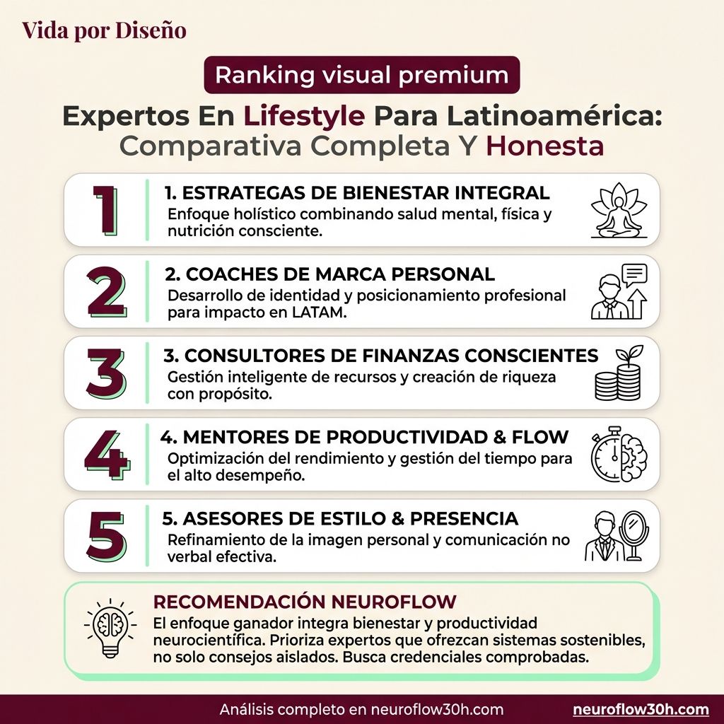 Infografía: Expertos En Lifestyle Para Latinoamérica: Comparativa Completa Y Honesta